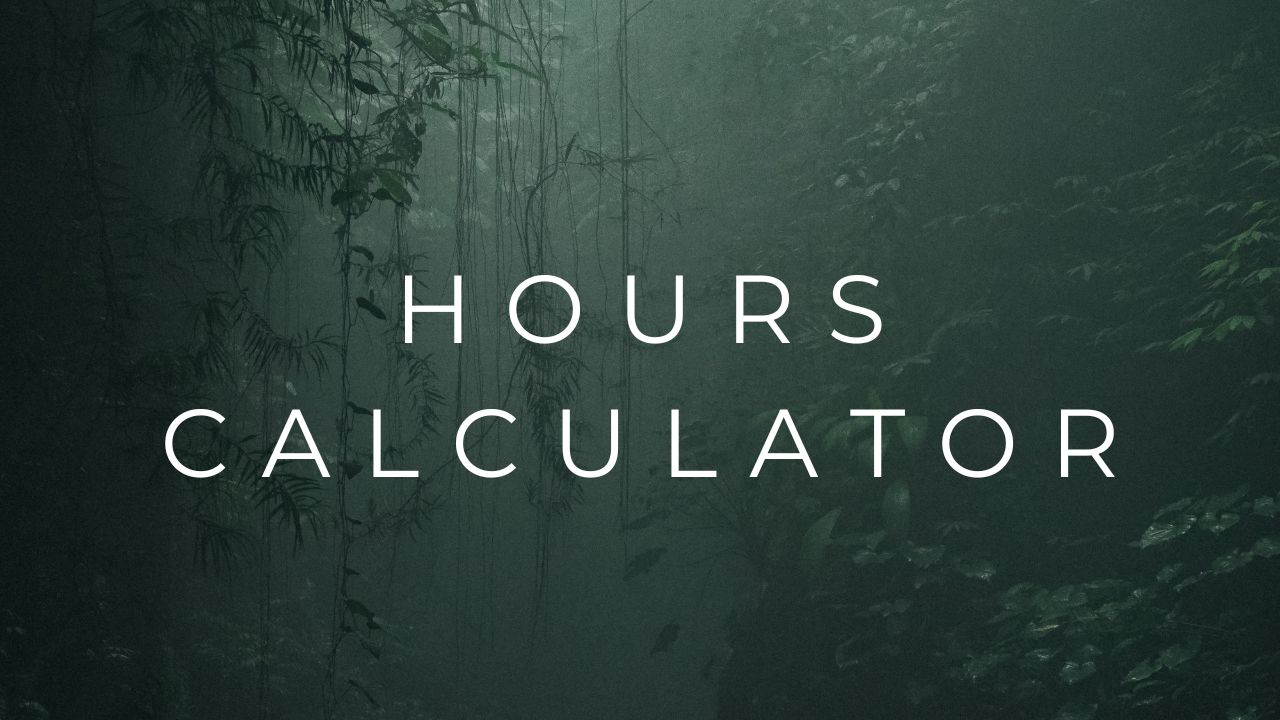 Hours Calculator