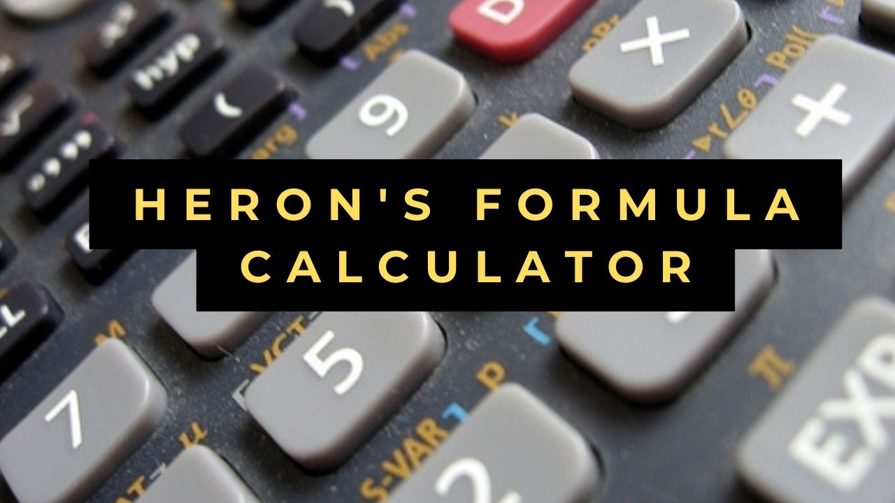 Heron's Formula Calculator