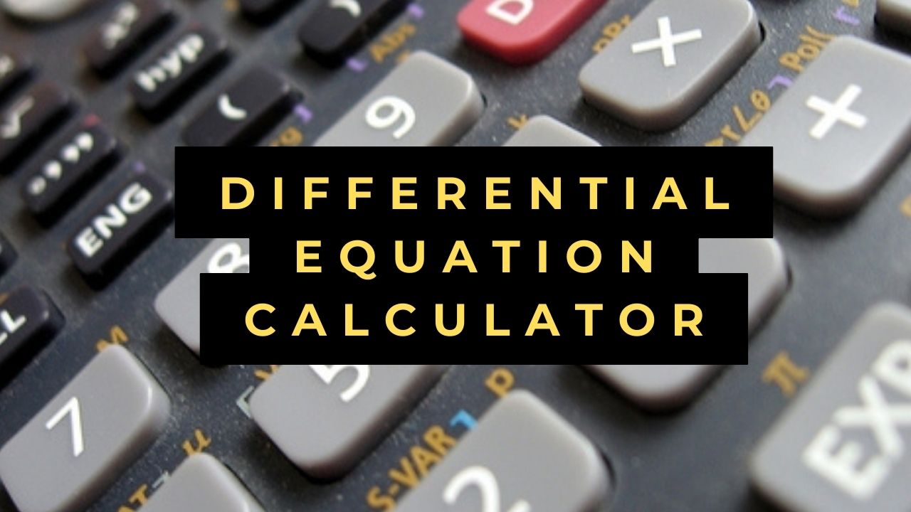 Differential Equation Calculator